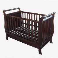 Solid Wood sleigh baby cots with drawer